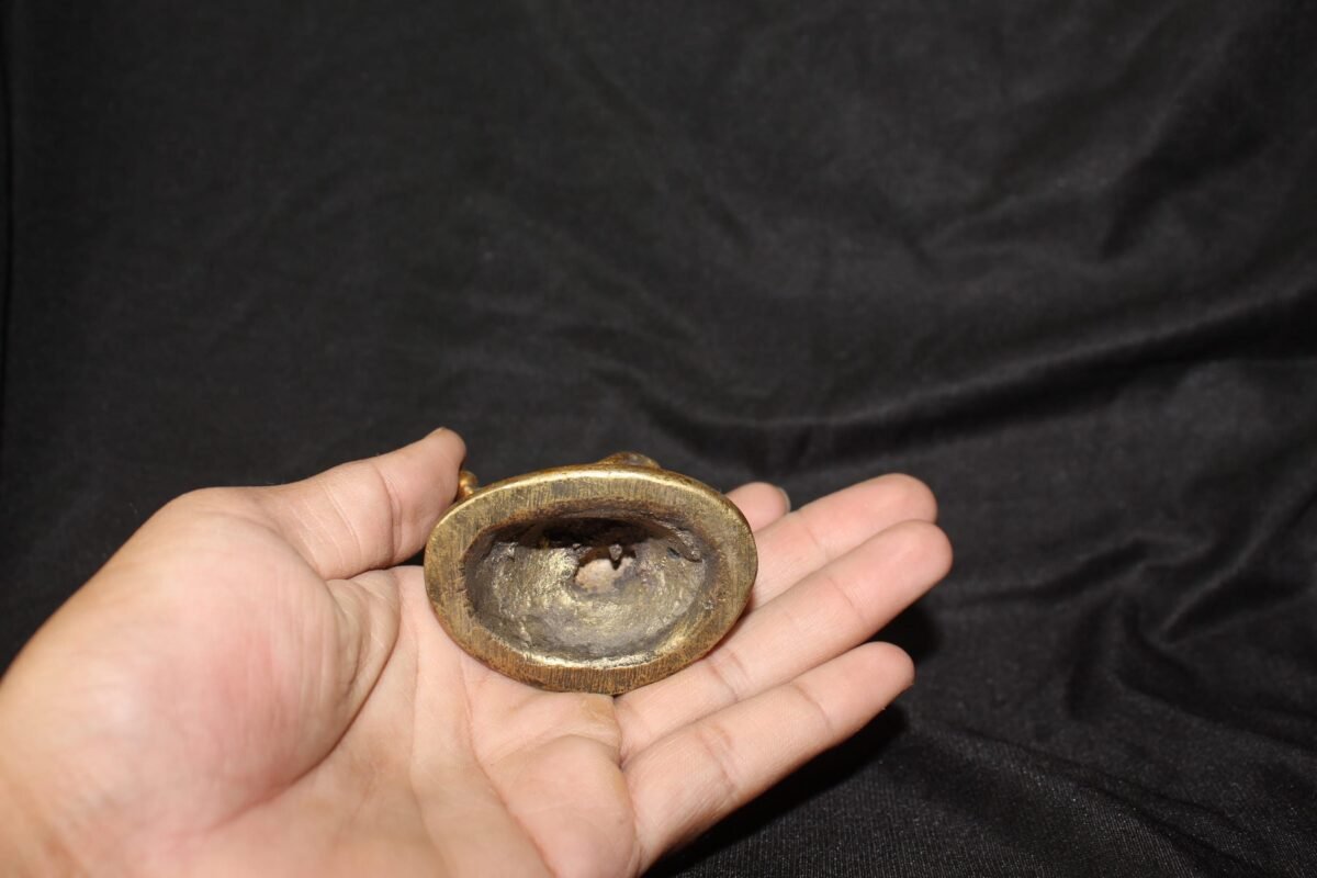 Vintage Style Bronze Kubera Figurine | Handcrafted Buddhist Art | Wealth Deity Statue | Small Altar Decor | Spiritual Gift - Image 8