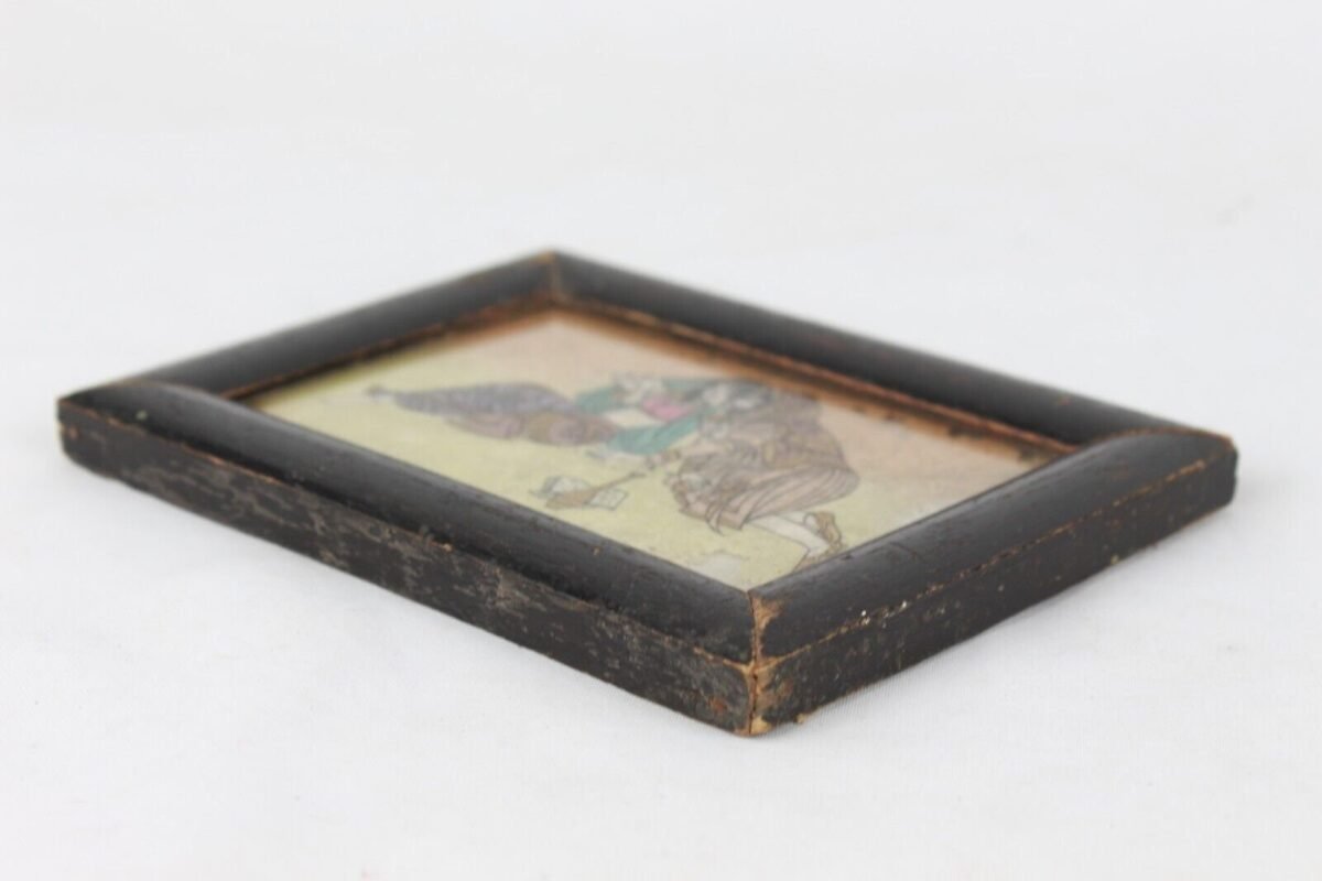Mughal Miniature Reverse Glass Painting Frame - Image 5