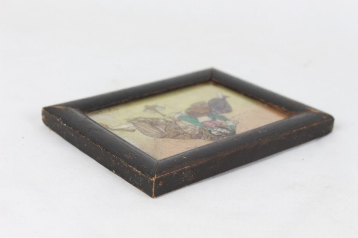 Mughal Miniature Reverse Glass Painting Frame - Image 8