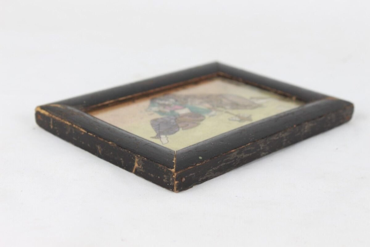 Mughal Miniature Reverse Glass Painting Frame - Image 6