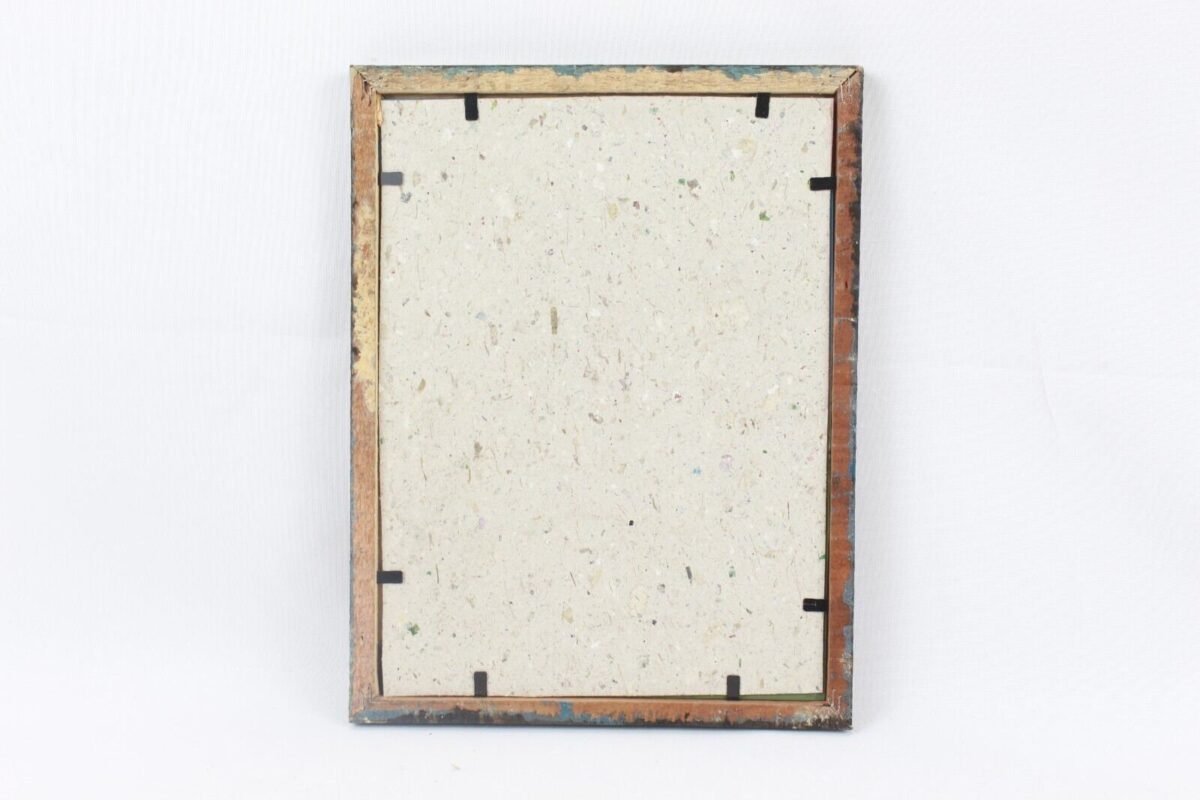 Vintage Ragini Vasanta Reverse Glass Painting - Image 5